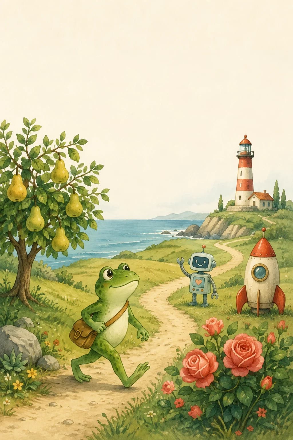 Copertina illustrata del kit: un mondo di parole e piccoli giochi per la R